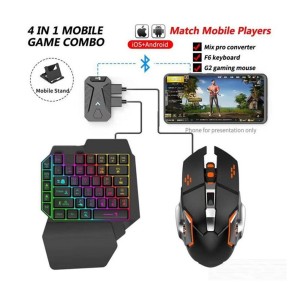 کیبورد و ماوس گیمینگ بلوتوثی مدل MIX PRO